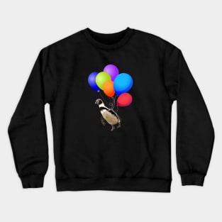 Up, Up, and Away! Penguins can fly Crewneck Sweatshirt